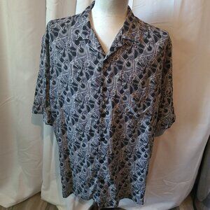 Men's Nat Nast S/S button front Hawaiian shirt -XL - Nightclub